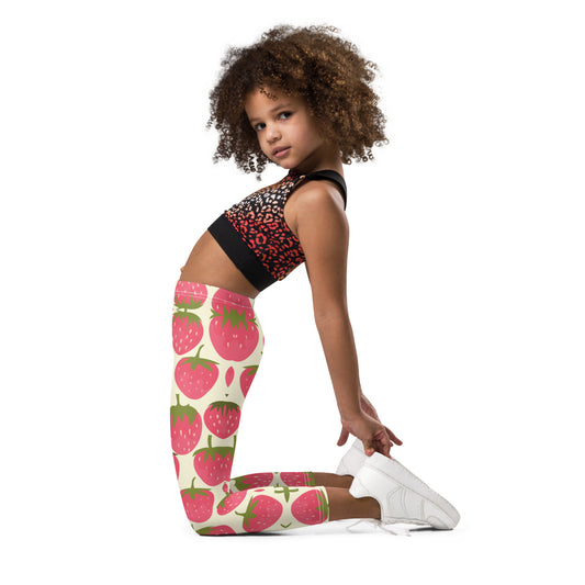 Kid's Strawberry Leggings